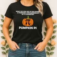 Pumpkin Pi Math Lovers Women's T-Shirt thumb 2