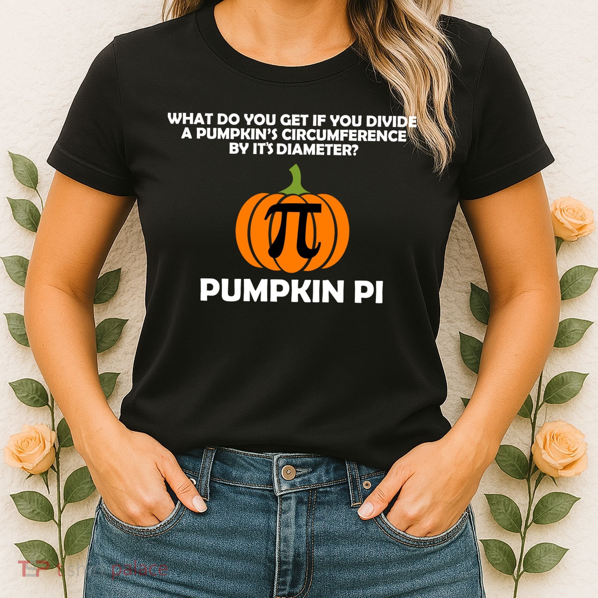 Pumpkin Pi Math Lovers Women's T-Shirt