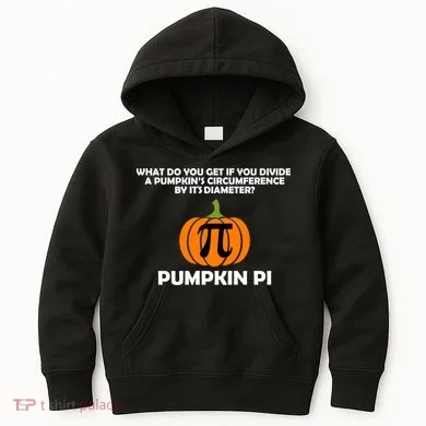 Pumpkin Pi Math Lovers Kids Hoodie