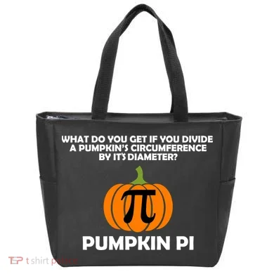 Pumpkin Pi Math Lovers Tote Bag