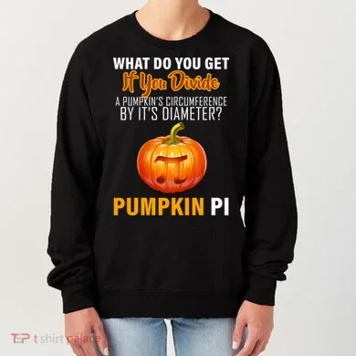 Pumpkin Pi Math Teacher Pun Women's Sweatshirt