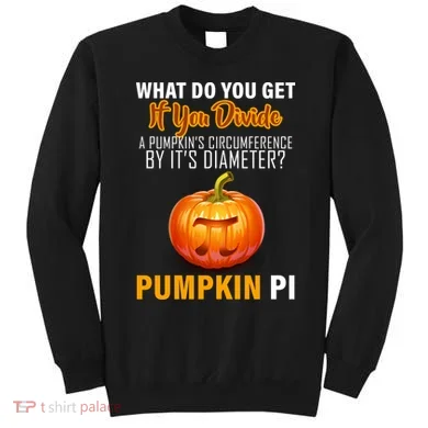 Pumpkin Pi Math Teacher Pun Sweatshirt