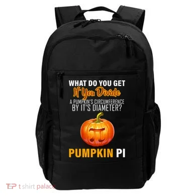 Pumpkin Pi Math Teacher Pun Backpack