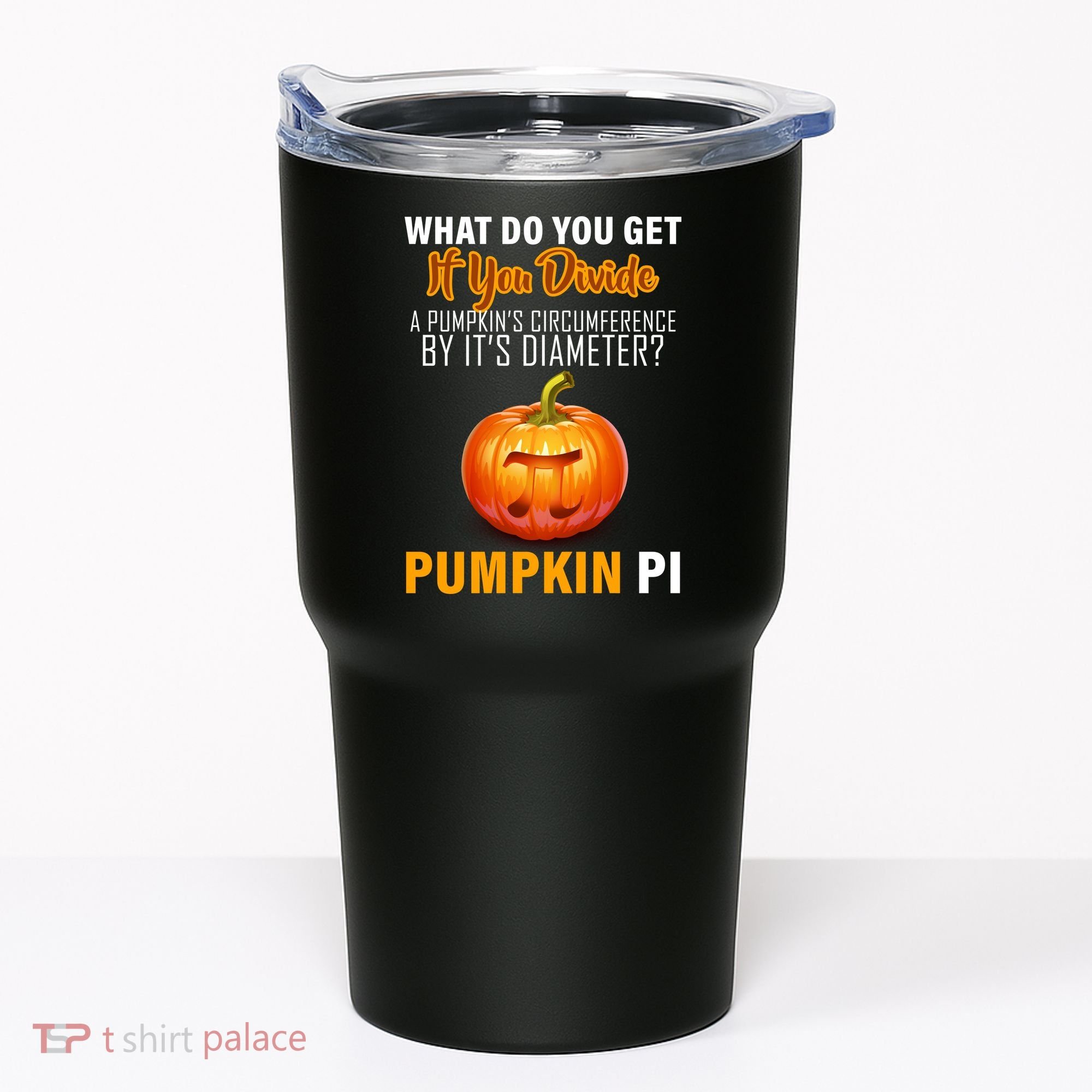 Pumpkin Pi Math Teacher Pun Tumbler