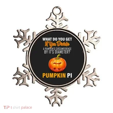 Pumpkin Pi Math Teacher Pun Ornament