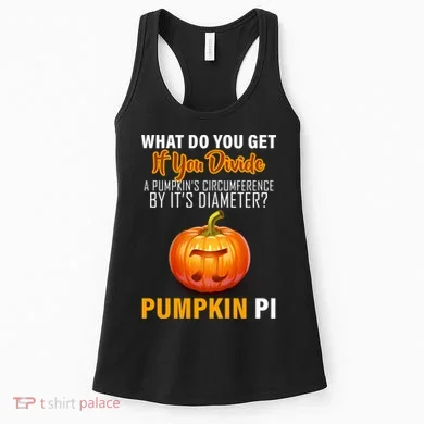 Pumpkin Pi Math Teacher Pun Women's Tank Top