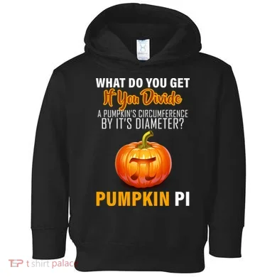 Pumpkin Pi Math Teacher Pun Toddler Hoodie