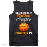 Pumpkin Pi Math Teacher Pun Tank Top thumb 0