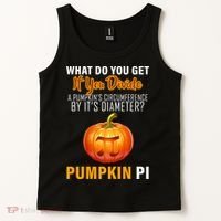 Pumpkin Pi Math Teacher Pun Tank Top thumb 2