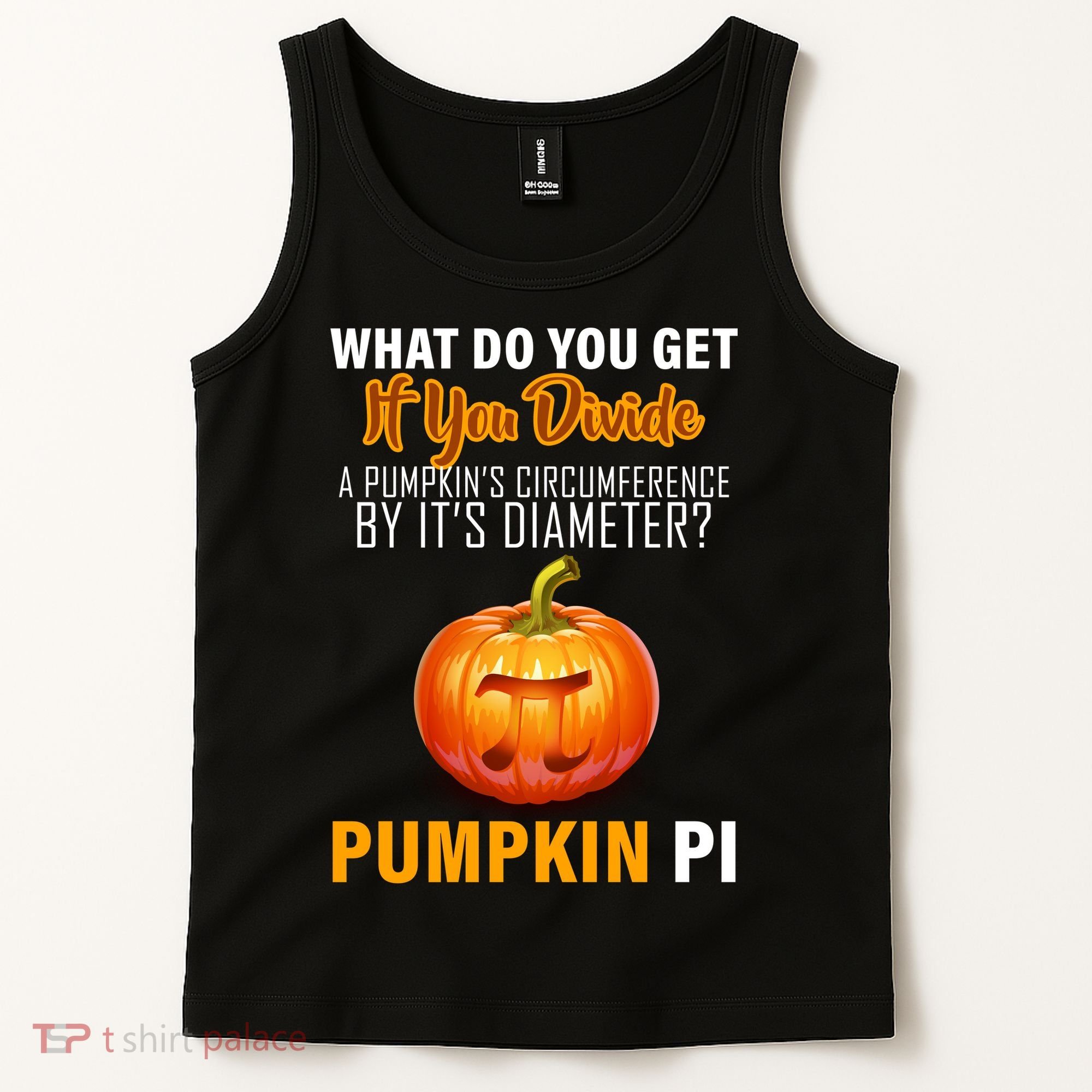 Pumpkin Pi Math Teacher Pun Tank Top