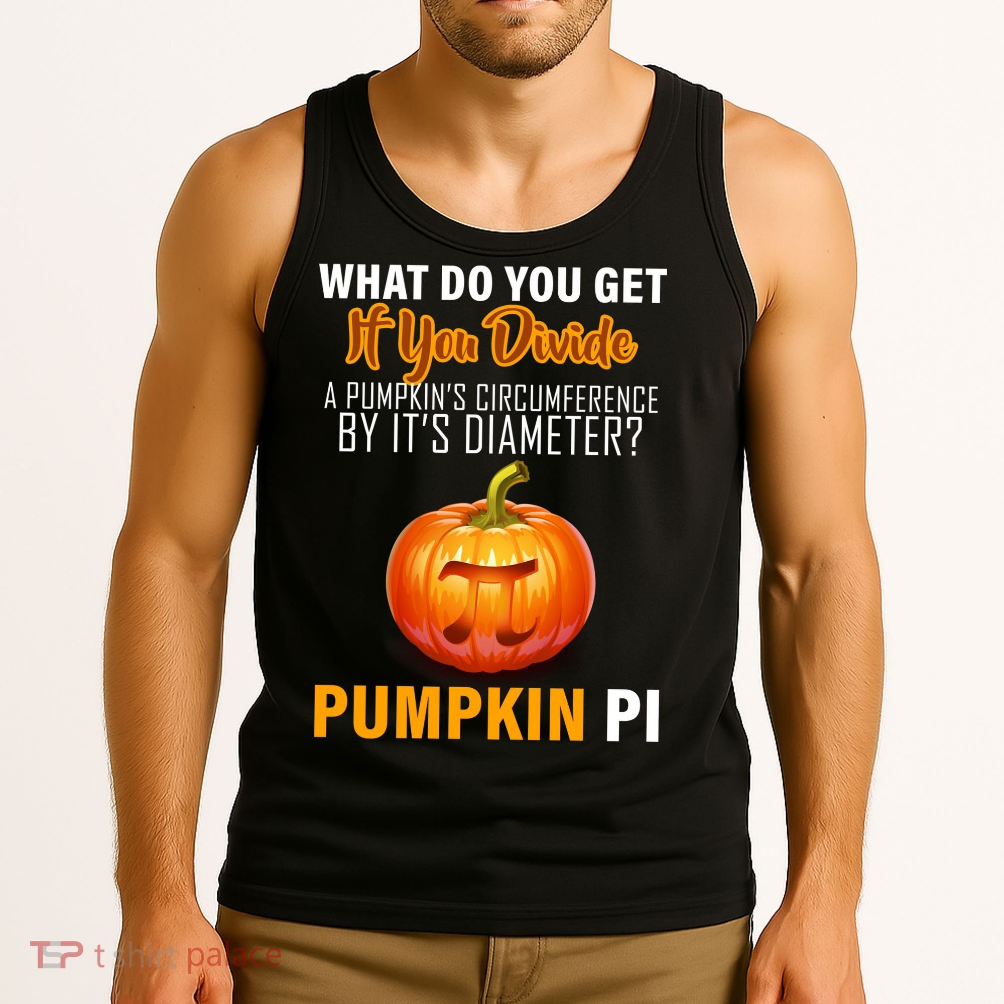 Pumpkin Pi Math Teacher Pun Tank Top