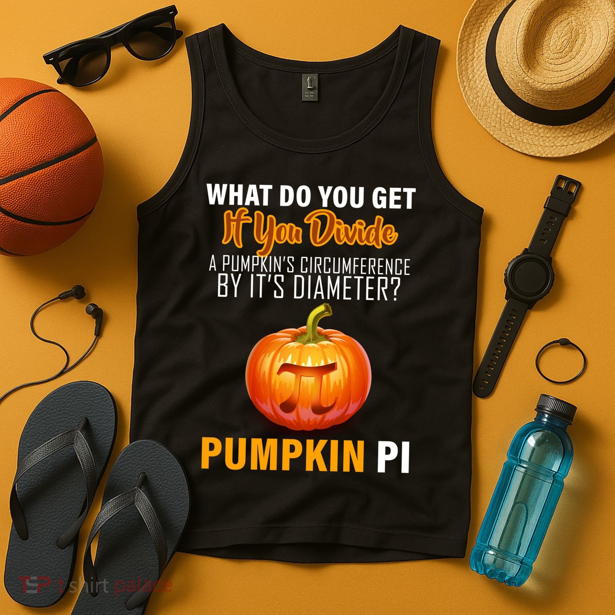 Pumpkin Pi Math Teacher Pun Tank Top