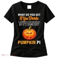 Pumpkin Pi Math Teacher Pun Women's T-Shirt thumb 0