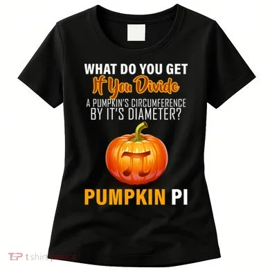 Pumpkin Pi Math Teacher Pun Women's T-Shirt