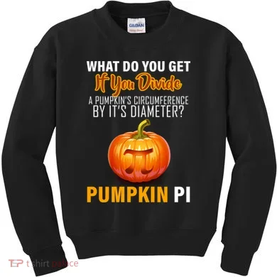 Pumpkin Pi Math Teacher Pun Kids Sweatshirt