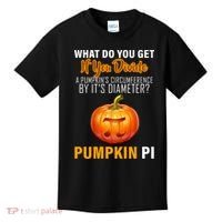 Pumpkin Pi Math Teacher Pun Kids T-Shirt thumb 0