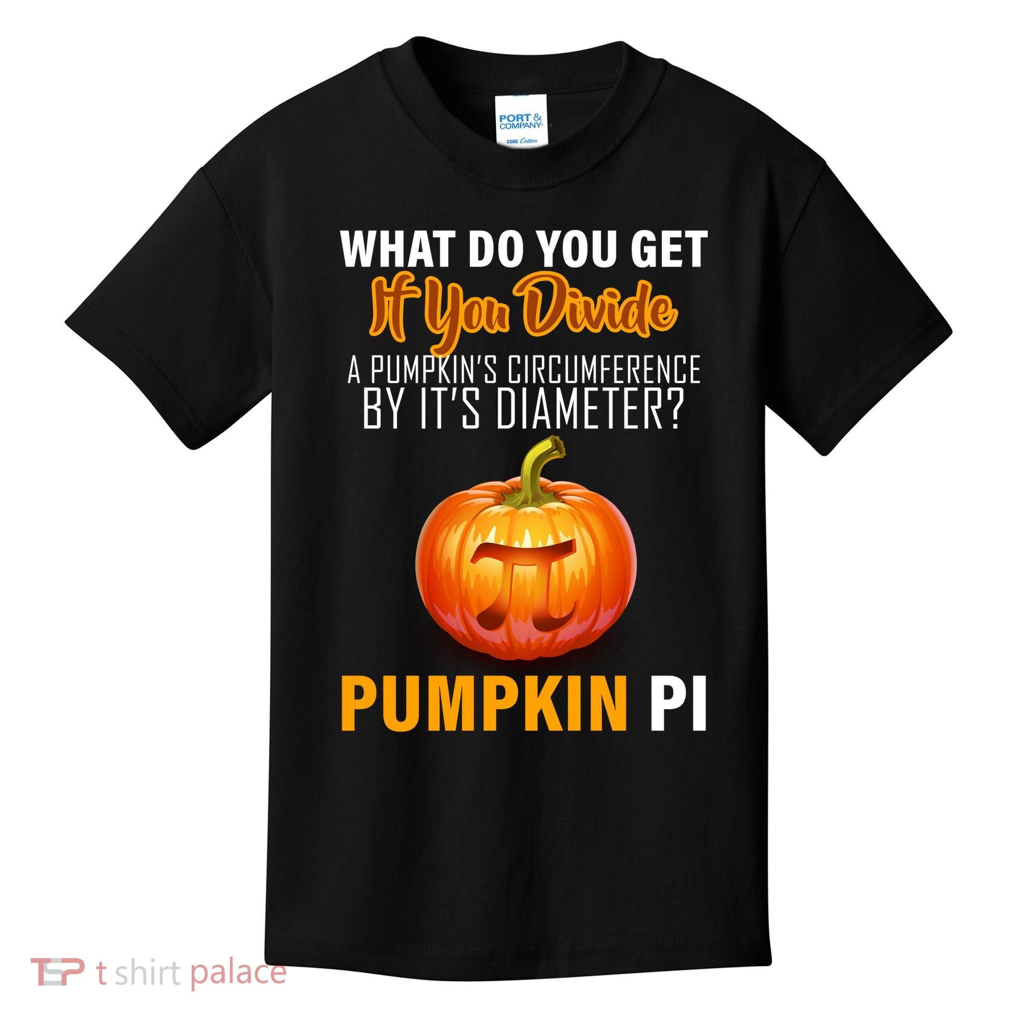 Pumpkin Pi Math Teacher Pun Kids T-Shirt