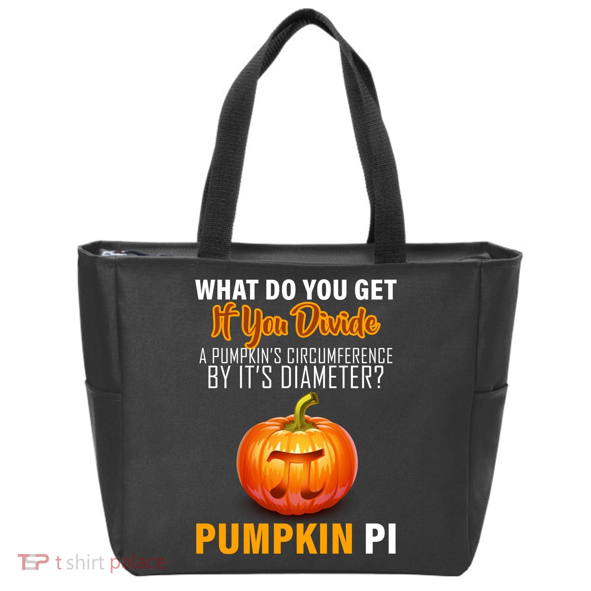 Pumpkin Pi Math Teacher Pun Tote Bag