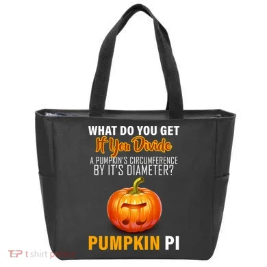 Pumpkin Pi Math Teacher Pun Tote Bag