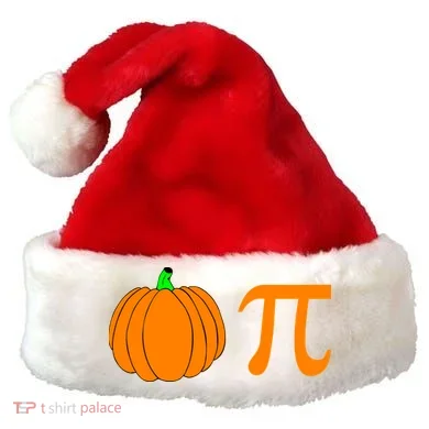 Pumpkin Pie Santa Hat