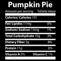 Pumpkin Pie Nutritional Facts Funny Thanksgiving Hoodie thumb 7