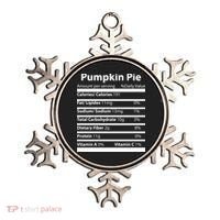 Pumpkin Pie Nutritional Facts Funny Thanksgiving Ornament thumb 0