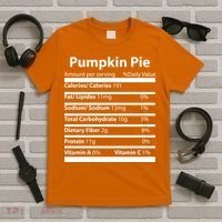 Pumpkin Pie Nutritional Facts Funny Thanksgiving T-Shirt thumb 5