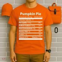 Pumpkin Pie Nutritional Facts Funny Thanksgiving T-Shirt thumb 6