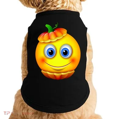 Pumpkin Smiley Emoji Doggie Tank