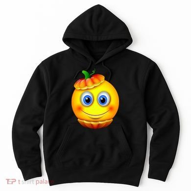 Pumpkin Smiley Emoji Hoodie