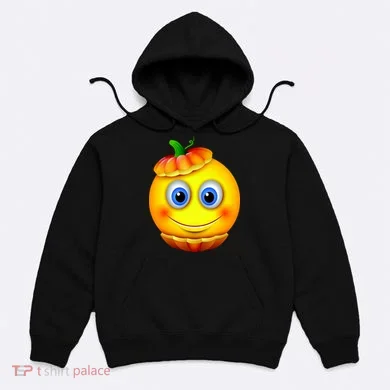Pumpkin Smiley Emoji Hoodie