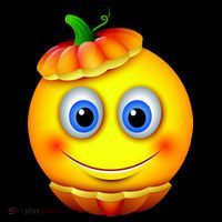 Pumpkin Smiley Emoji Backpack thumb 2