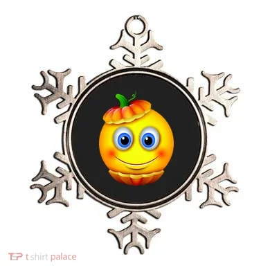 Pumpkin Smiley Emoji Ornament