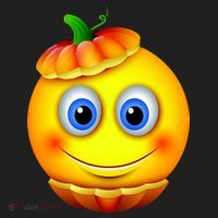 Pumpkin Smiley Emoji Hat thumb 2