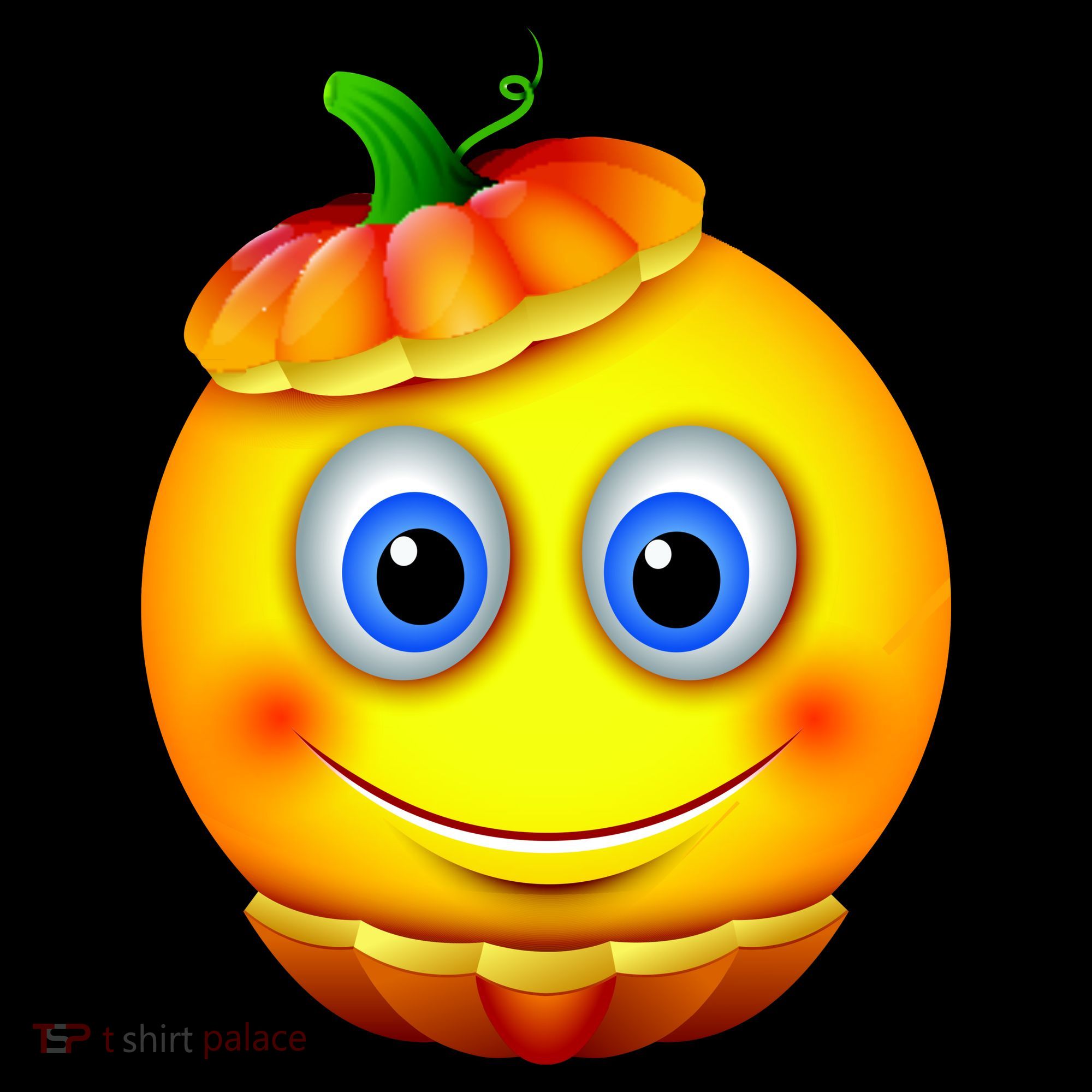 Pumpkin Smiley Emoji Women's Long Sleeve Shirt