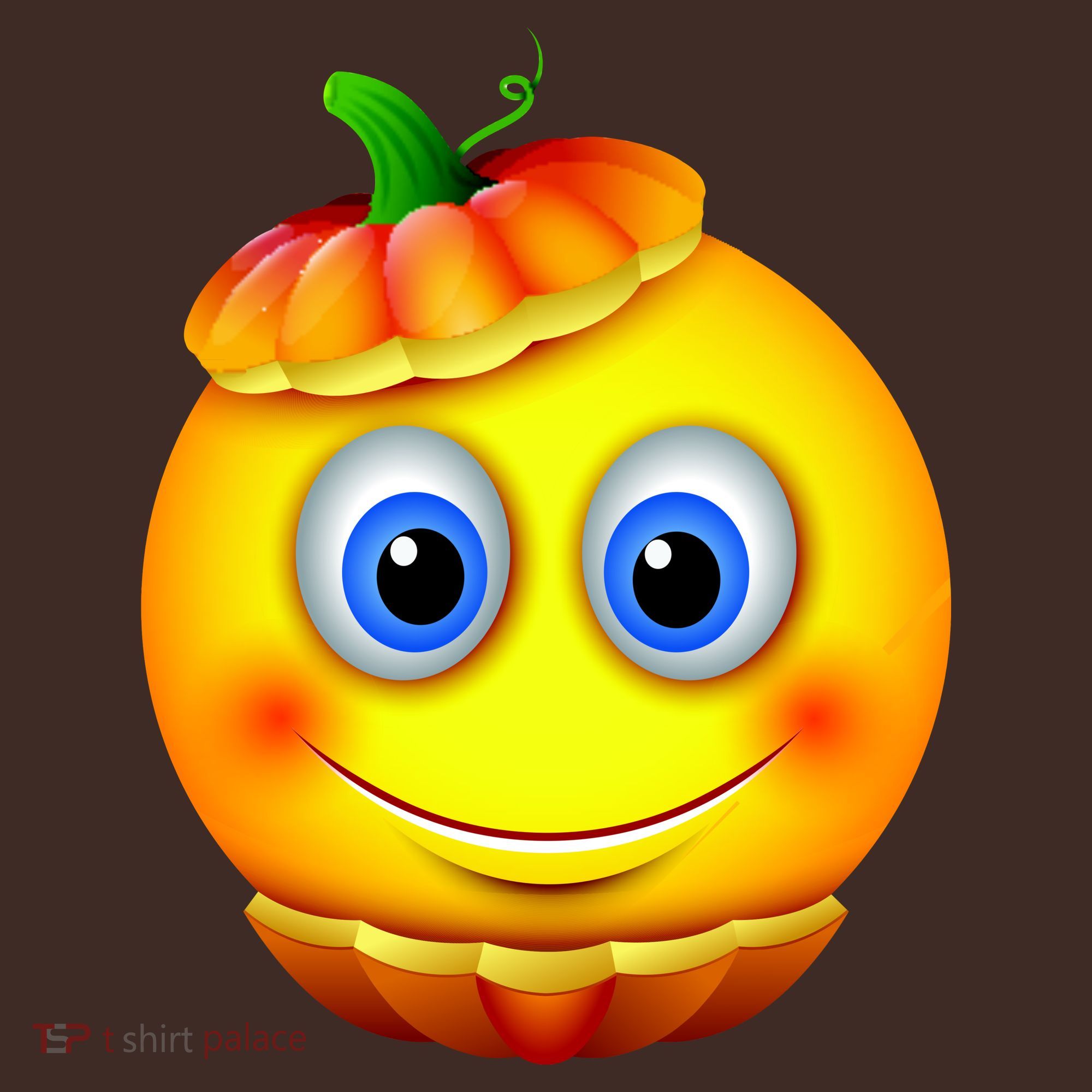Pumpkin Smiley Emoji Mousepad