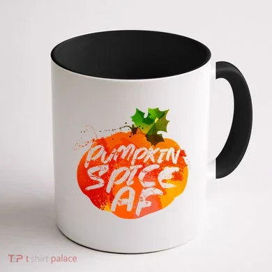 Pumpkin Spice AF Coffee Mug back