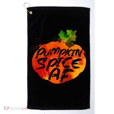 Pumpkin Spice AF Golf Towel
