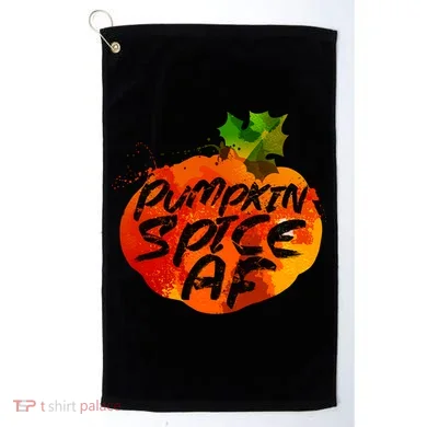 Pumpkin Spice AF Golf Towel