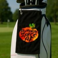 Pumpkin Spice AF Golf Towel thumb 2