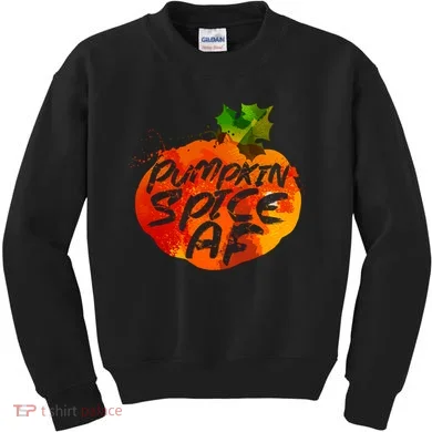 Pumpkin Spice AF Kids Sweatshirt