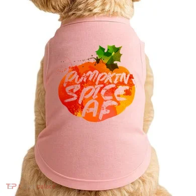 Pumpkin Spice AF Doggie Tank