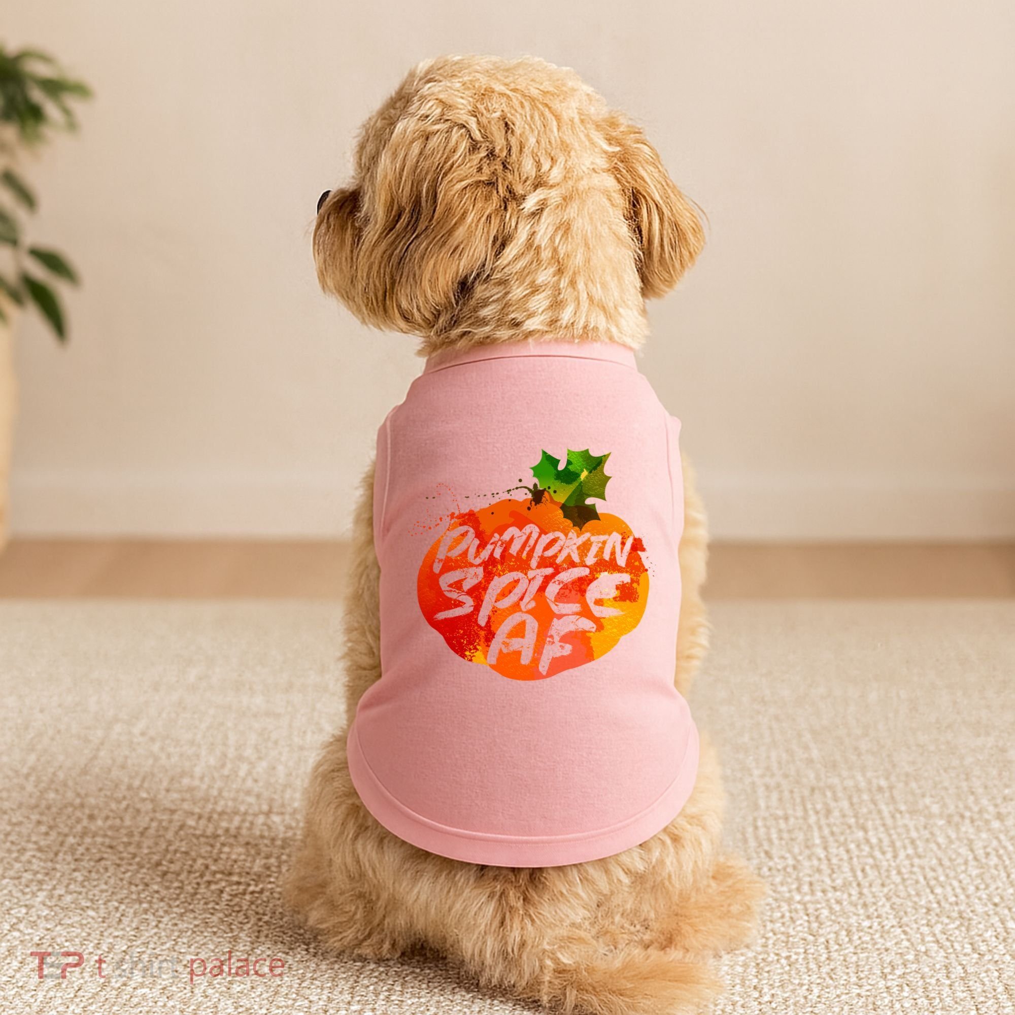 Pumpkin Spice AF Doggie Tank