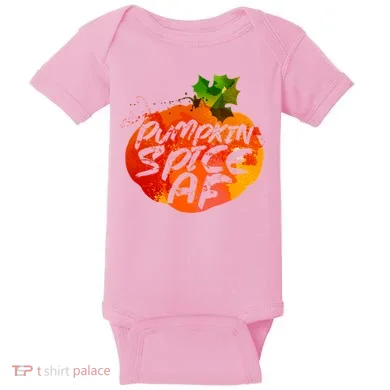 Pumpkin Spice AF Baby Bodysuit