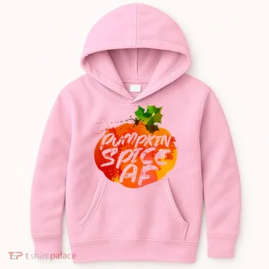 Pumpkin Spice AF Kids Hoodie