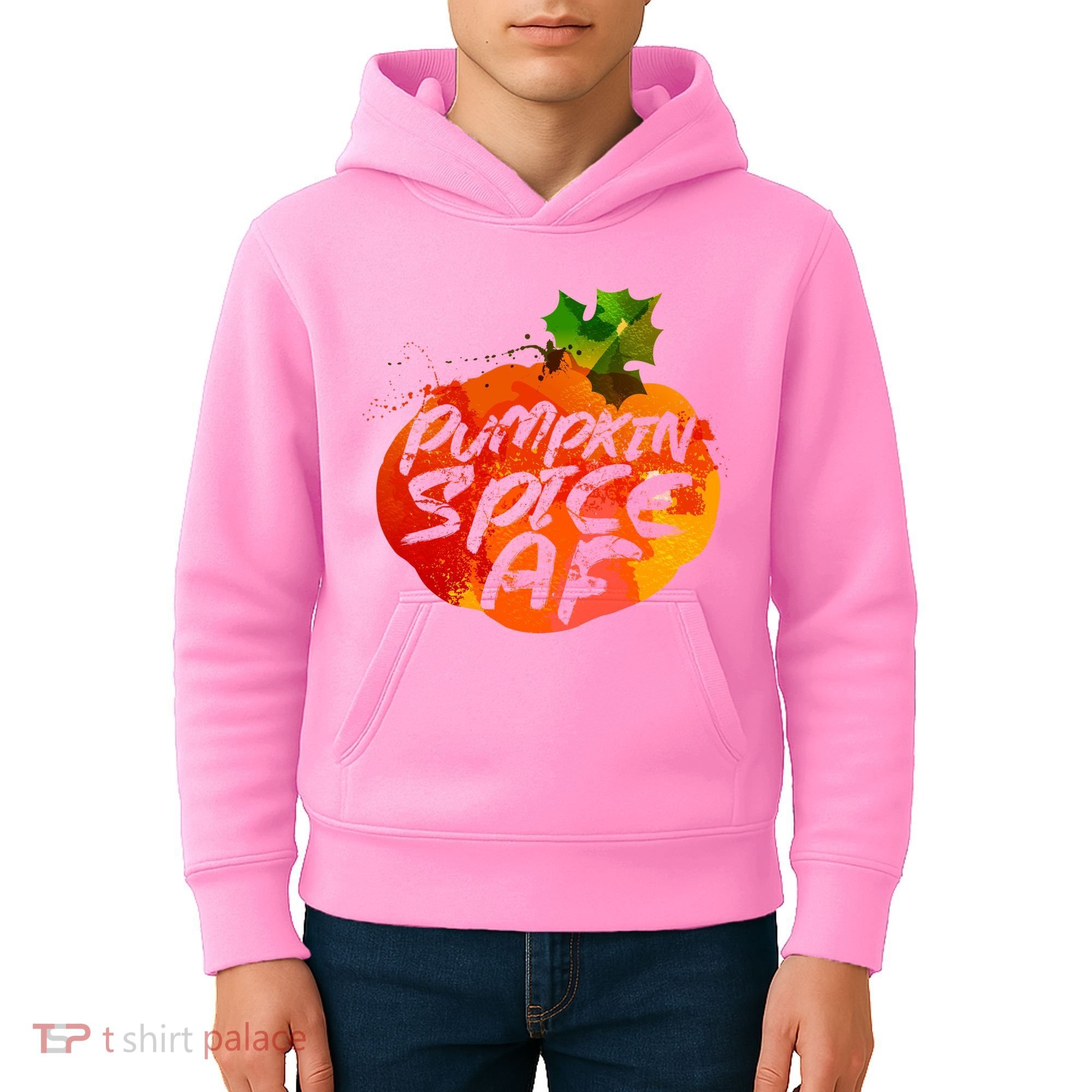 Pumpkin Spice AF Kids Hoodie