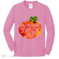 Pumpkin Spice AF Kids Long Sleeve Shirt thumb 0