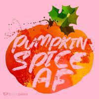 Pumpkin Spice AF Kids Long Sleeve Shirt thumb 2