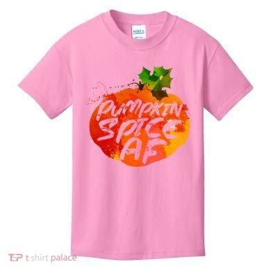 Pumpkin Spice AF Kids T-Shirt
