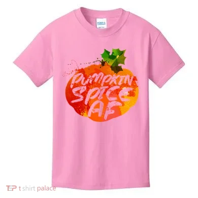 Pumpkin Spice AF Kids T-Shirt